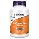 NOW Συμπληρώματα Τροφίμων, L- Καρνιτίνη 1. 000 mg, Purest Form, Amino Acid, Fitness Support*, 100 δισκία