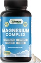 GreeNatr Magnezyum Kompleksi - Magnezyum Kompleksi - Magnezyum Kompleksi, Citrate, Malate & Hoffman - Magnezyum Tabletleri Digestion, Sleep, Heart Health, & Energy - Magnezyum Vitaminleri 120 Sayılar
