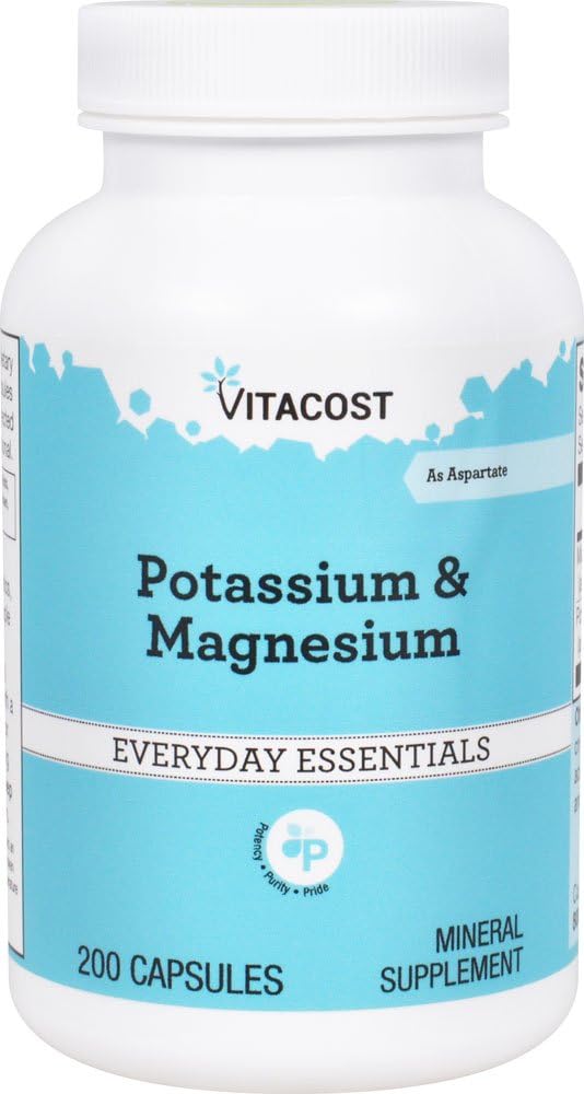 Vitacost Κάλιο & Μαγνήσιο - 200 Κάψουλες
