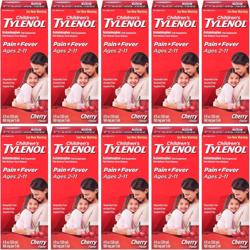 Tylenol Chld Cherry Liq Boyutu 4z Tylenol Children's Cherry Blast Oral Suspension