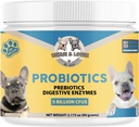 Dog Probiyotiks, Cat Probiyotiks, Probiyotiks for Dogs, Probiyotiks for Cat, 5 Milyar CFUs + Prebiyotiks + Digestive Health & Immune Support, Skin & Coat, Dog Probiyotik, 90 Grams