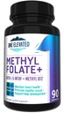 Double Strength & Most Bioaktif Metil Folate! En yüksek Farmasötik Grade Mekobalamin (B12), Niacin, B1, B2 B6. Max Sonuçlar için Synergistically