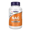 NOW Συμπληρώματα, NAC (N- Acetyl Cysteine) 600 mg με Σελήνιο 100 Καψάκια