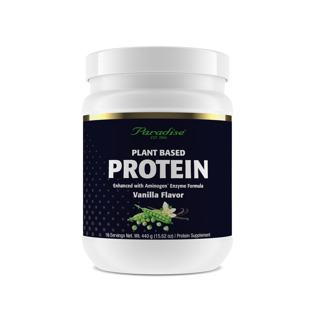 Paradise Herbs, Organik Pea Protein Tozunu, Vanilla Flavor, Vegan, Gluten Free, Non-GMO, Keto, Paleo, 15 Hizmet, 15.87 oz