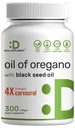 DEAL SUPPLEMENT Black Seed Oil 300 Count ile Oregano Yumuşakgels Petrol - 30:1 Ekstraksiyon, Active Carvacrol & Thymoquinone – Antioksi Immune Health Support – Plant Based, Non-GMOMO