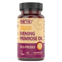 DEVA Vegan Primrose Oil, Cold-Pressed, Unrefined, 90 Capsules, 1-Pack