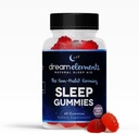 Συμπληρώματα ύπνου Gummies - Όλα φυσικά, πάθος γεύση φρούτων, 60ct
