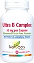 NEW ROOTS HERBAL Ultra Vitamin B Supplement (50mg) with Vitamin B6, B12, Biotin | Advanced Immune Support Supplement (90 Veg Caps) | Flush Free Formula