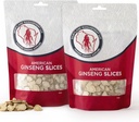 Dairyland American Ginseng Slices - 16 oz Pack Wisconsin Ginseng Slices – Certified Something Special from Wisconsin - Μη ΓΤΟ, Χωρίς γλουτένη Sliced Root - συμπλήρωμα βοτάνων σε σούπα, τσάι, Congee