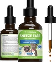 Pet Wellness Sneeze Ease for Dogs - Occasional Sneezing, Mevsimlik Tüm enerjiler, Nose & Eye Discomfort, Eyebright, Nettles - Veterinarian-Formated Herbal Supplement 2 oz (59 ml)