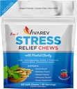 Stres Yardımı Ashwagandha Gummies - Ashwagandha, GABA, L Theanine, Lemon Balm & Chamomile Flower ile Stresli Bir Yardım ve Odaklı Tamam Doğal Raspberry Flavor, 60.