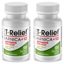 T-Relief Extra Strength Arthritis Arnica +12 Pain Relieving Natural Medicines Help Reduce Soreness Stiffness Aches & Pain in Joints Doğal - 100 Tablet (2 Pack)