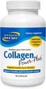 NORTH AMERICAN HERB & SPICE Collagen Power-Plus - 90 Capsules - Collagen Supplement - Ortak & Kas Destek, Sağlıklı Saç, Skin & Nails - Bromelain, Papain, C - Non-GMO - 30 Hizmet