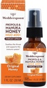 Wedderspoon Propolis ve Manuka Honey Throat Mix, Original Honey, 1 Fl Oz ( 1), Sore Throat Relief, Natural Immune Support