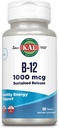 KAL B12 1000 Live Energy, Metabolism, Heart Health, Nerve ve Red Blood Cell Support, Long-Lasting Formula, Vegan, 100 Hizmet, 100 Tablet