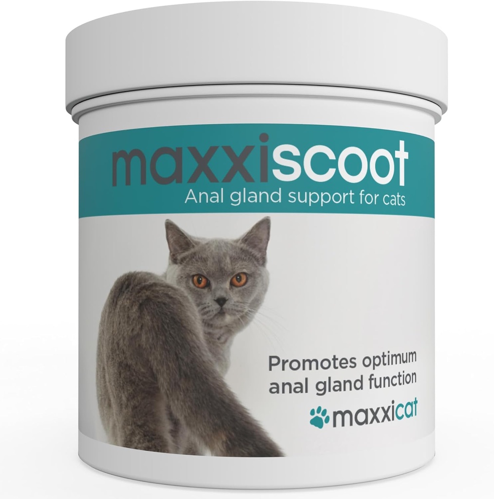 maxxipaws maxxiscoot Anal Gland & Digestive Health Support for Cats - Toz Supplement, 3.2oz