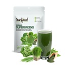 Sunfood Supergreens - Πράσινα Superfood Powder, Super Greens Powder, Organic Greens Blend, Daily Green Juice Powder, Fry Smoothie Drink Mix for Gut Health with Chlorella & Spirulina - 8 oz Bag