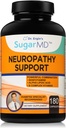 SugarMD Neuropati Destek Supplement – 180 Nerve Supplement Capsules with Alfa Lipoic Acid, Benfotimin & Vitamin D3 B6 B12 - Ayak Elleri ve Bacaklar için Destek Supplement - 90 Day Supply