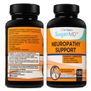 SugarMD Neuropati Destek Supplement – 180 Nerve Supplement Capsules with Alfa Lipoic Acid, Benfotimin & Vitamin D3 B6 B12 - Ayak Elleri ve Bacaklar için Destek Supplement - 90 Day Supply