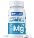 Quadruple Magnezyum Tamam, Chelate Magnezyum Glycinate, L-threonate, Citrate & Malate | Max Abxia Complex w/Vitamin D3 & B6, Sleep Heart Muscles Nerves için, Non-GMO, 60 Vegan Caps