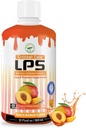 Beslenme Tasarımları LPS Sıvı Collagen & Whey protein Supplement, Sugar-Free, Non-GMO Drink, Men & Women için Sağlıklı Cilt & Saçları teşvik eder (Critical Care) Peach Mango