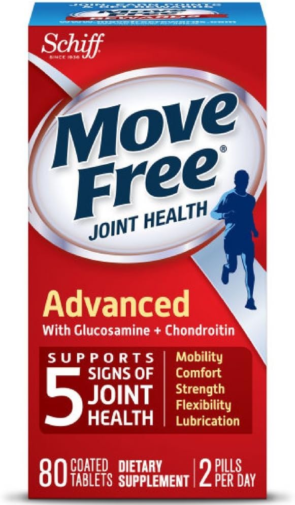 Free Advanced, 80 tabletleri - Glucosamine ve Chondroitin ile Ortak Sağlık Tamamlayıcısı (Pack of 8)