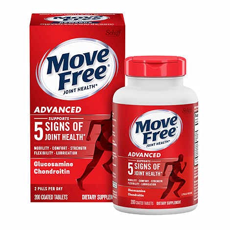 Free Advanced, 80 tabletleri - Glucosamine ve Chondroitin ile Ortak Sağlık Tamamlayıcısı (Pack of 8)