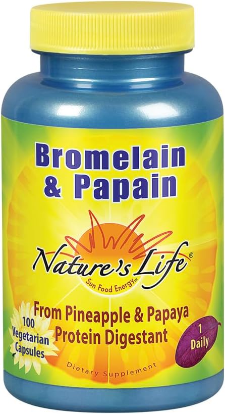 Ζωή της φύσης Bromelain & Papain 