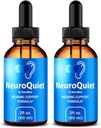 NutraRize (2 Pack NeuroQuiet Drops – Resmi işitme Desteği Doğal, Temiz Malzemeler ile Gümüş Sağlık, Premium Gotas Review (60 Hizmet)
