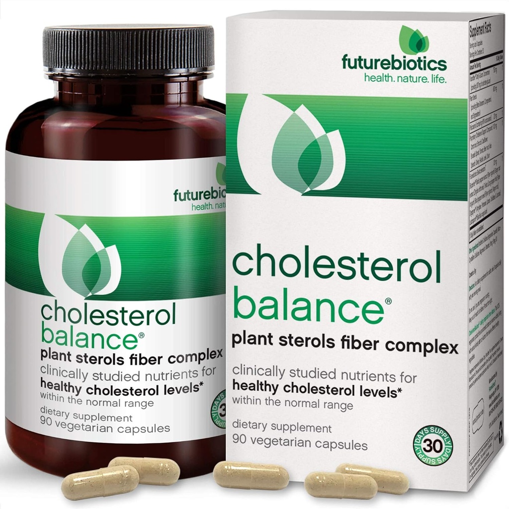 Futurebiyotiks Cholesterol Balance Veg-Capsules, 90-Count