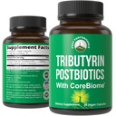 CoreBiome Tributyrin Postbiyotik Supplement Klinik Olarak Gut Health için Test Edildi. Sodyum Butyrate Capsules'tan daha etkili. High Bioavailability Post Biotics For Digestive, Leaky Gut, Kolon, Microbiome