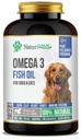 Omega 3 Fish Oil Supplement for Dogs and Cats - 1000 mg Pure DHA ve EPA Omegas - Sağlıklı Ön ve Cilt, Kalp, Immune System, Ortaklar ve Hip - 180 yumuşakgels