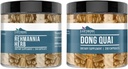 Earthborn Elements Rehmannia Herb and Dong Quai Bundle, 200 Κάψουλες Κάθε, Αγνή & Αδιάλυτη, Χωρίς Πρόσθετα