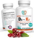 Βιταμίνη D3 2000 IU με K2- 90 Μασώμενα δισκία με Cherry Flavoring-Φυσική ενέργεια Booster-Supports Ζωτικότητα, Ανοσολογική Υγεία, & Συνολική ευεξία-βιταμίνη D3 με βιταμίνη K2 για άνδρες και γυναίκες