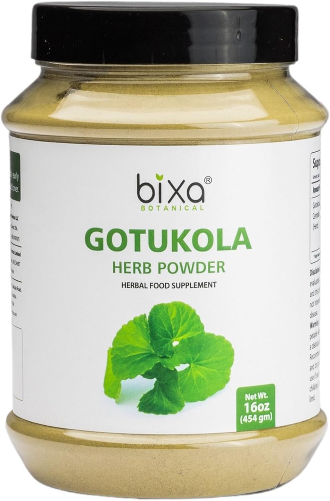 Bixa BOTANICAL Gotu Kola (Centella Asiatica) | Ayurvedic Natural Herbal Supplement Pure Authentic Premium Quality | General Health (16 Ounce (Pack of 1)