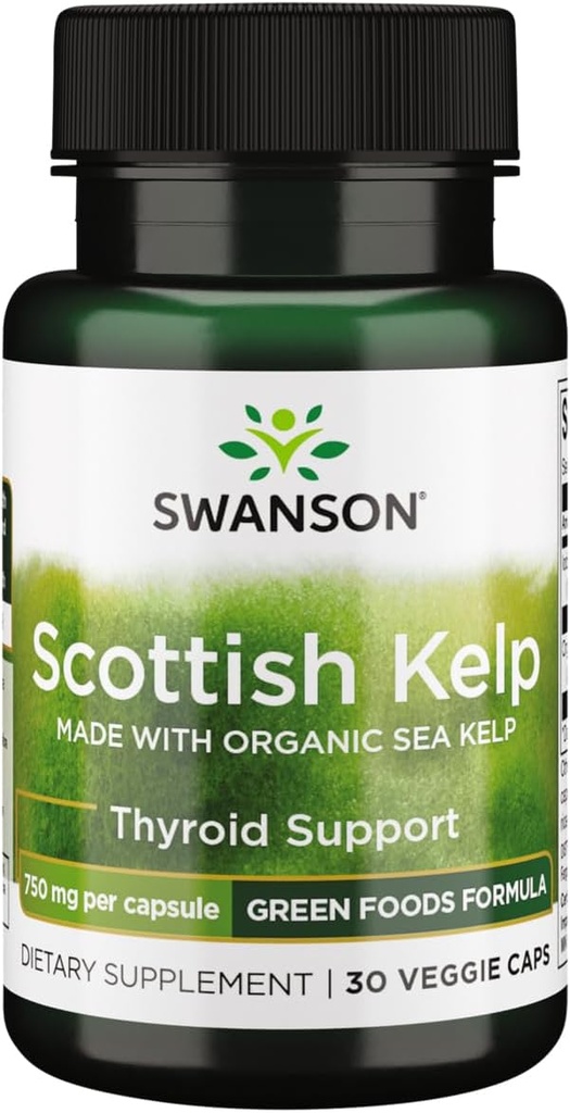 Swanson Organik İskoç Kelp 750 Milligram 30 Veg Capsules ile Yaptı