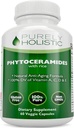 Phytoceramids Skin Therapy Supplement 60 Capsules %100 Rice %100 Doğal Vejetaryen / Vegan Capsules 100% DV of Vitamin A,C,D & E with No Fillers or Yapay Malzemeler