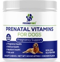 Köpek Prenatal Vitaminleri - Sağlıklı Gebelik, Puppy Development & Lactation - Folic Acid, Iron & Food - Gelişmiş Prenatal Supplement for Hamile and Nursing Dogs - 90 Soft Chews