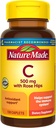 Nature Made Vitamin C 500 mg with Rose Hips, Συμπλήρωμα διατροφής για ανοσοποιητική υποστήριξη, 130 Caplets, 130 Day Supply