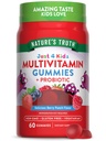 Nature's Truth Kids Multivitamin Gummies with Probiotics 