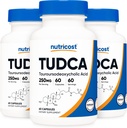 Nutricost Tudca 250 mg, 60 Capsules (3 Şişe)