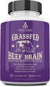 Ancestral Supplements Grass Fed Beef Brain Supplement with Beef Liver, Whole Food Brain Support Beyin, Mood, and Memory Health, Brain and Liver Health Formula Capsules, Non-GMO, 180 Capsules