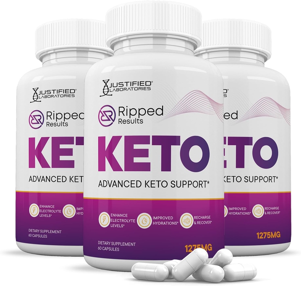 (3 Pack) Rippped Results Keto ACV χάπια 1275MG Keto Υποστήριξη Blend Κάψουλα Εναλλακτική για Keto ACV Gummies Formed with Apple Cider Vinegar Extra Virgin Olive Oil Powder Green Tea Leaf 180 κάψουλες