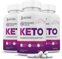 (3 Pack) Ripped Results Keto ACV Pills 1275MG Keto Support Mix Capsule Alternative to Keto ACV Gummies Formulated with Apple Cider Vinegar Ekstra Virgin Zeytinyağı Toz Yeşil Çay Broşür 180 Capsules