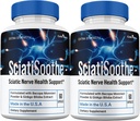 (2 Πακέτο) SciatiSoothe χάπια συμπλήρωμα, Sciati Soothe Όλα φυσικό εγκέφαλο και γνωστικό συμπλήρωμα κάψουλες, 2 μήνες προσφοράς