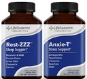 YaşamSezonları Anxie-T with Rest-ZZZ - Supports Mood & mental Focus - Calm and Relaxed - Eases Ger & Nervousness - Ashwagandha, Kava Kava Kava, GABA & L-Theanine - 240 Capsules