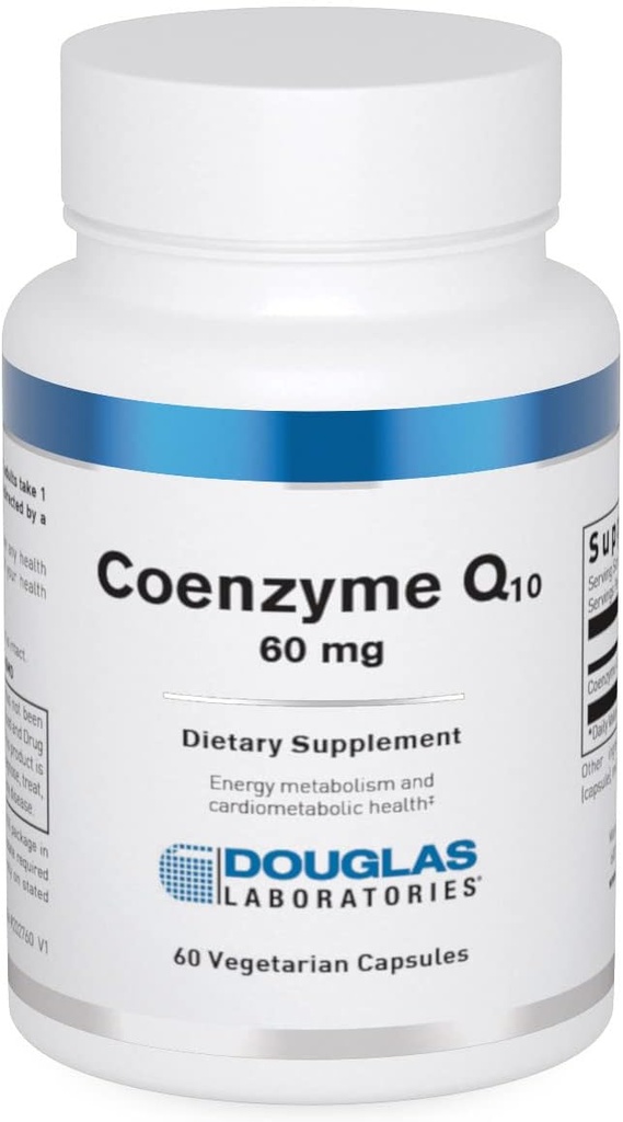 Douglas Laboratories Coenzyme Q-10 60 mg | Antioksi ve Enerji Desteği | 60 Capsules