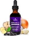 Leefy Organics Immunity Defense Assembly - Organik Immune Support Supplement, Fast Absorbing Immunity Supplement, Immune Boost, Immune System Branson, Immunity Boost - 2 Oz