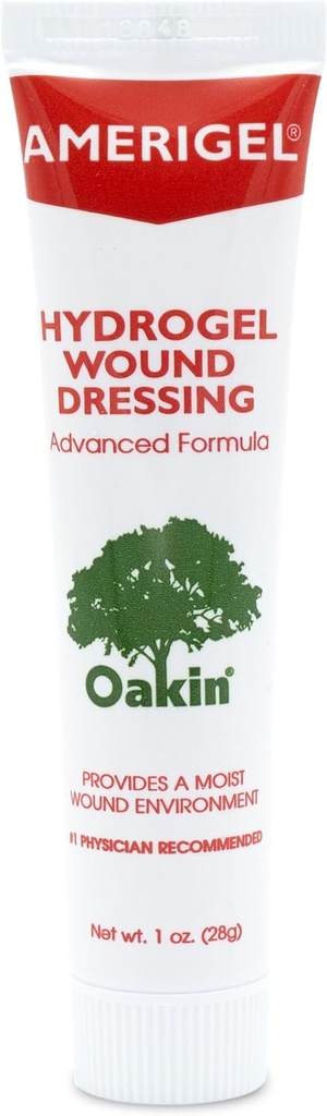 AMERIGEL Hydrogel Wound Dressing (1 oz.) - Provides Moisture-Rich Healing Environment for Dry Wounds