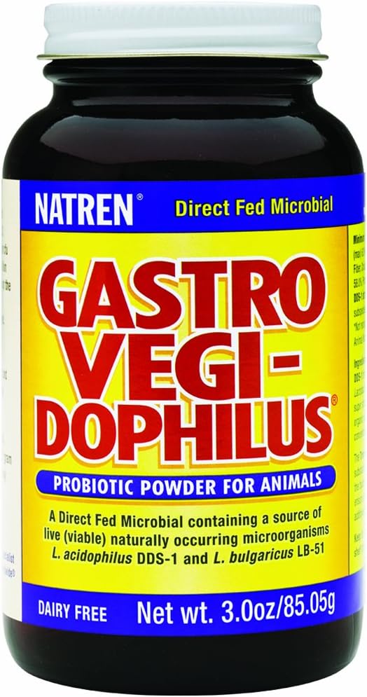 Natren Gastro Vegi-Dofilius Intestinal Health and Digestion Dairy-free Probiyotik Toz for Animal, 3.0oz